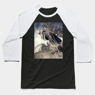 Calling Shapes and Beckoning Shadows - Arthur Rackham Baseball T-Shirt